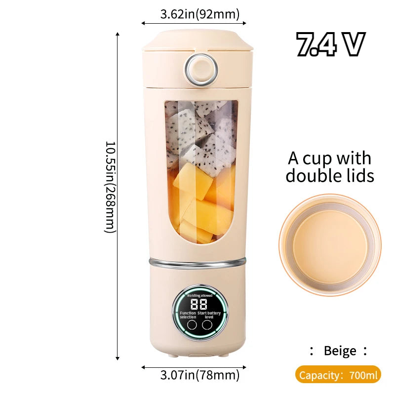 Blender Portable 2-en-1 700ML – Smoothies & Shakes Express