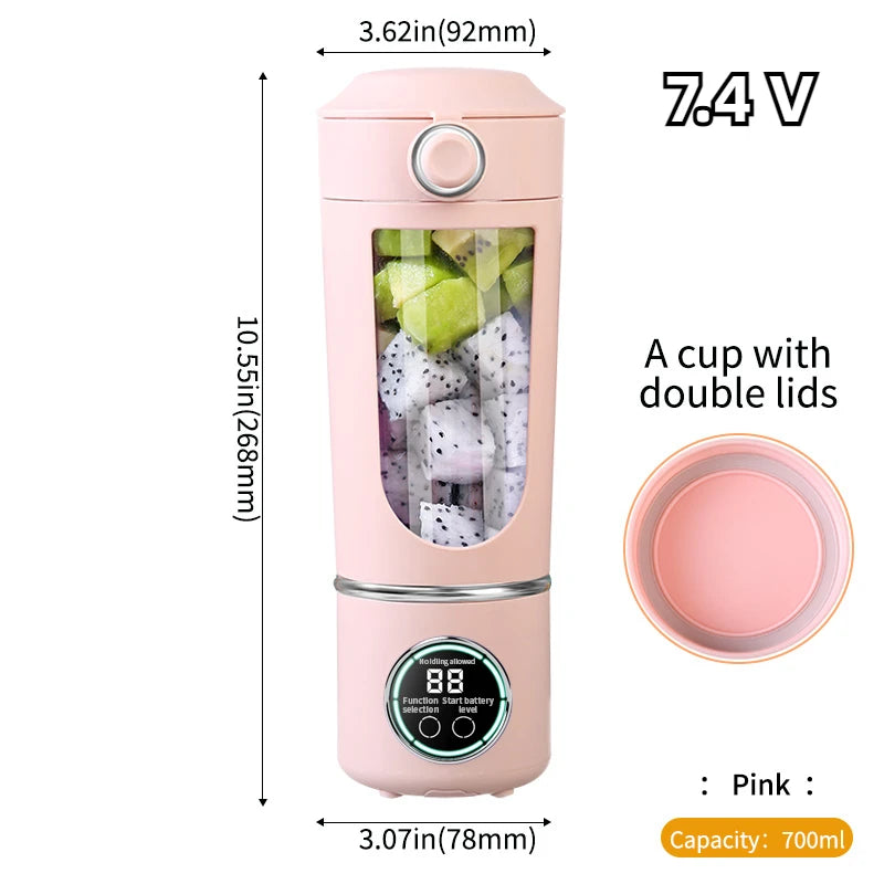 Blender Portable 2-en-1 700ML – Smoothies & Shakes Express